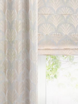 Tkanina firanowa RABI 8 BATYST PO CAŁOŚCI na metry – kolor biało-złoty