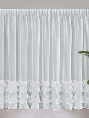 Firana gotowa DANI na taśmie - kolor biały